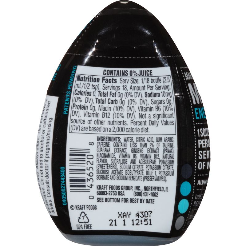 MiO Energy Wicked Blue Citrus Liquid Water Enhancer - 1.62 fl oz Bottle