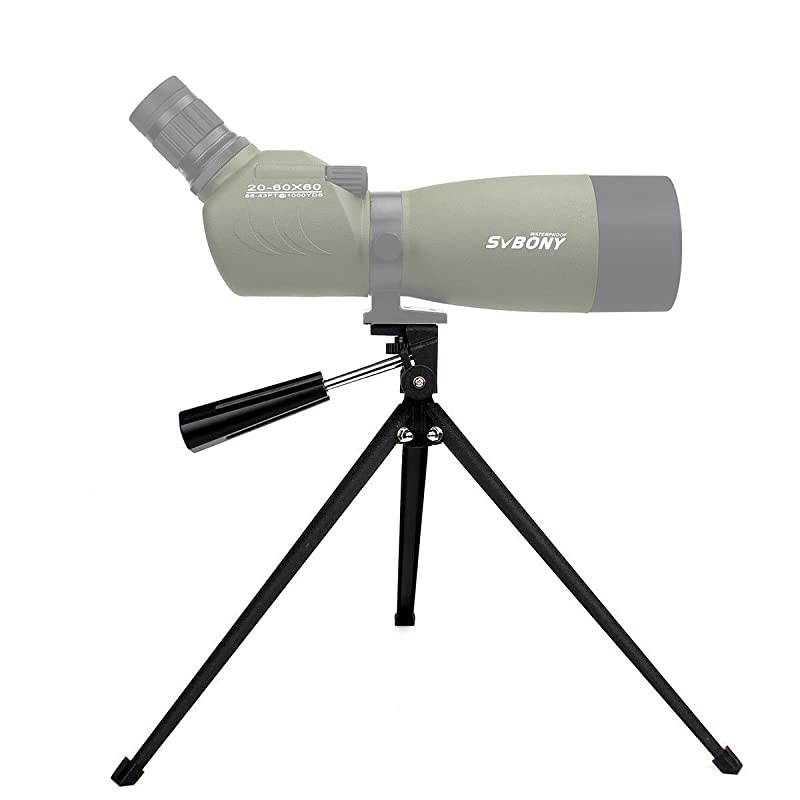 Tabletop Tripod Portable Compact Tripod Folded Tripod for Spotting Scopes DLSR Camera Monocular Binocular MediumSized Telescopes
