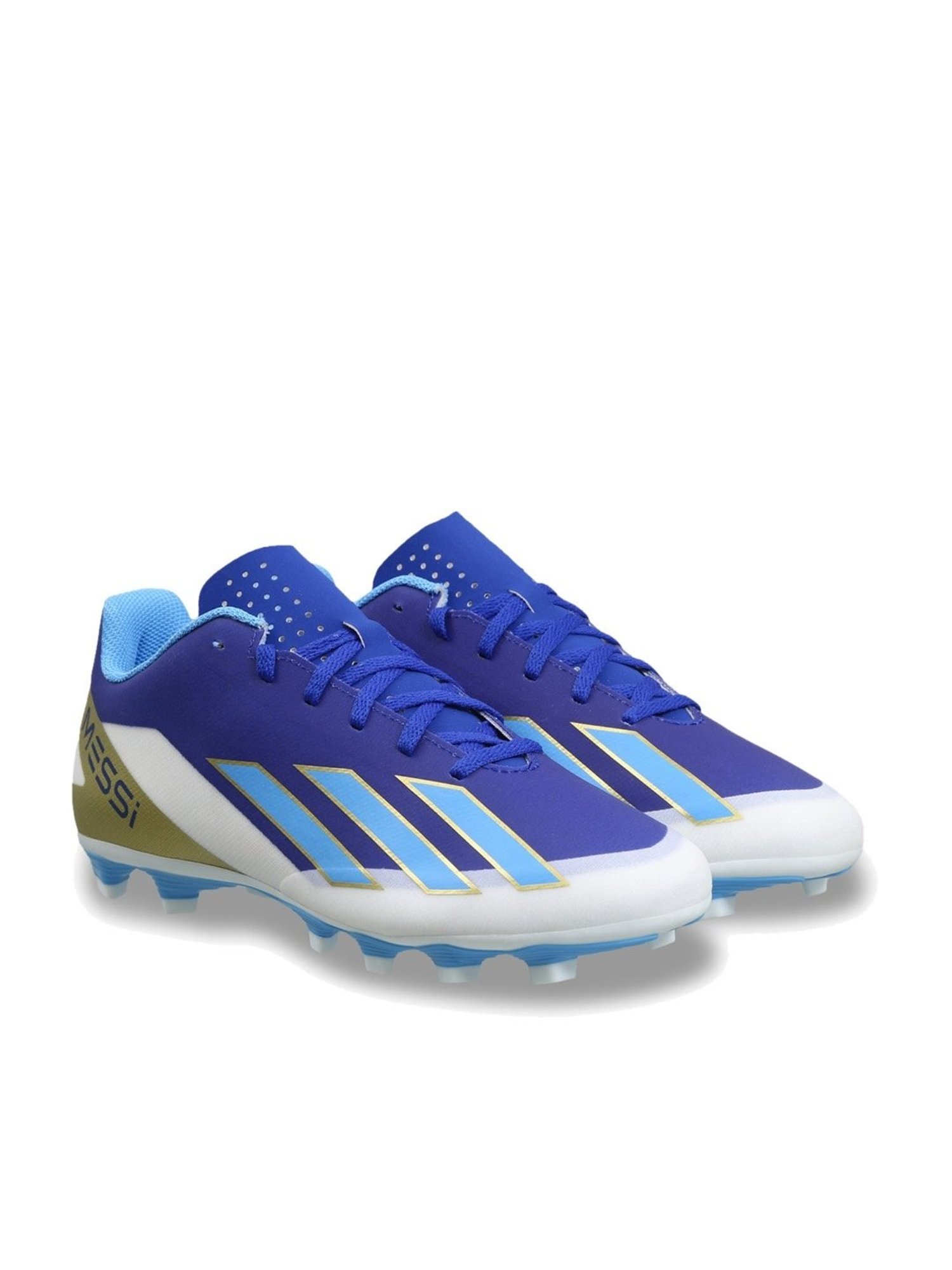 Adidas Men's CRAZYFAST CLUB FxG MESSI Blue Football Shoes