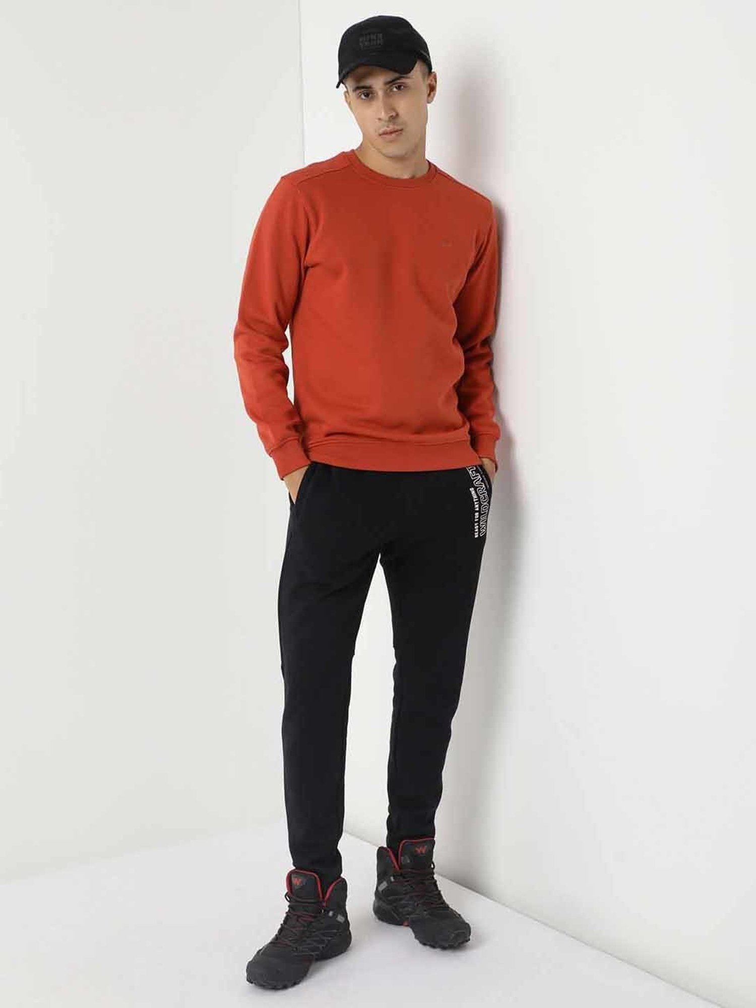 Wildcraft Rust Regular Fit Sweatshirt