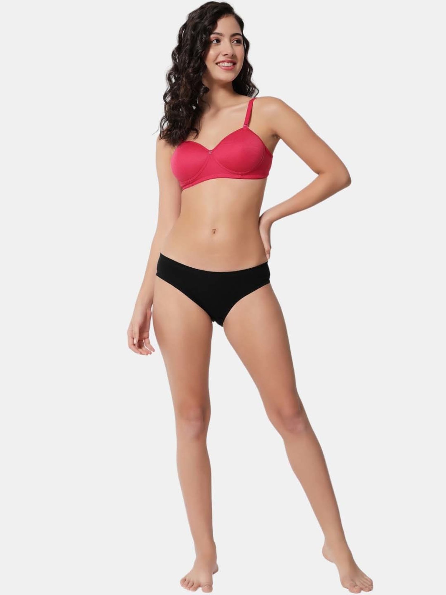 Bleeding Heart Black Plain Panty