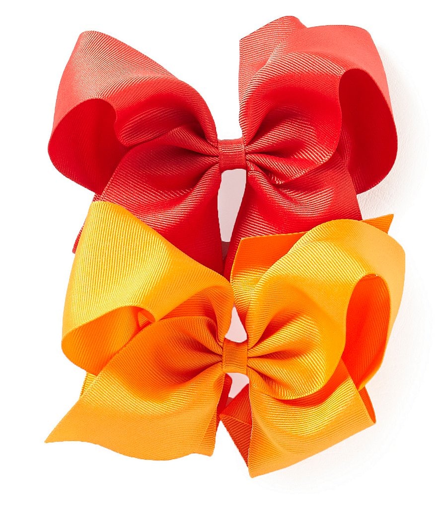 Copper Key Girls Grosgrain King Bows 2-Pack