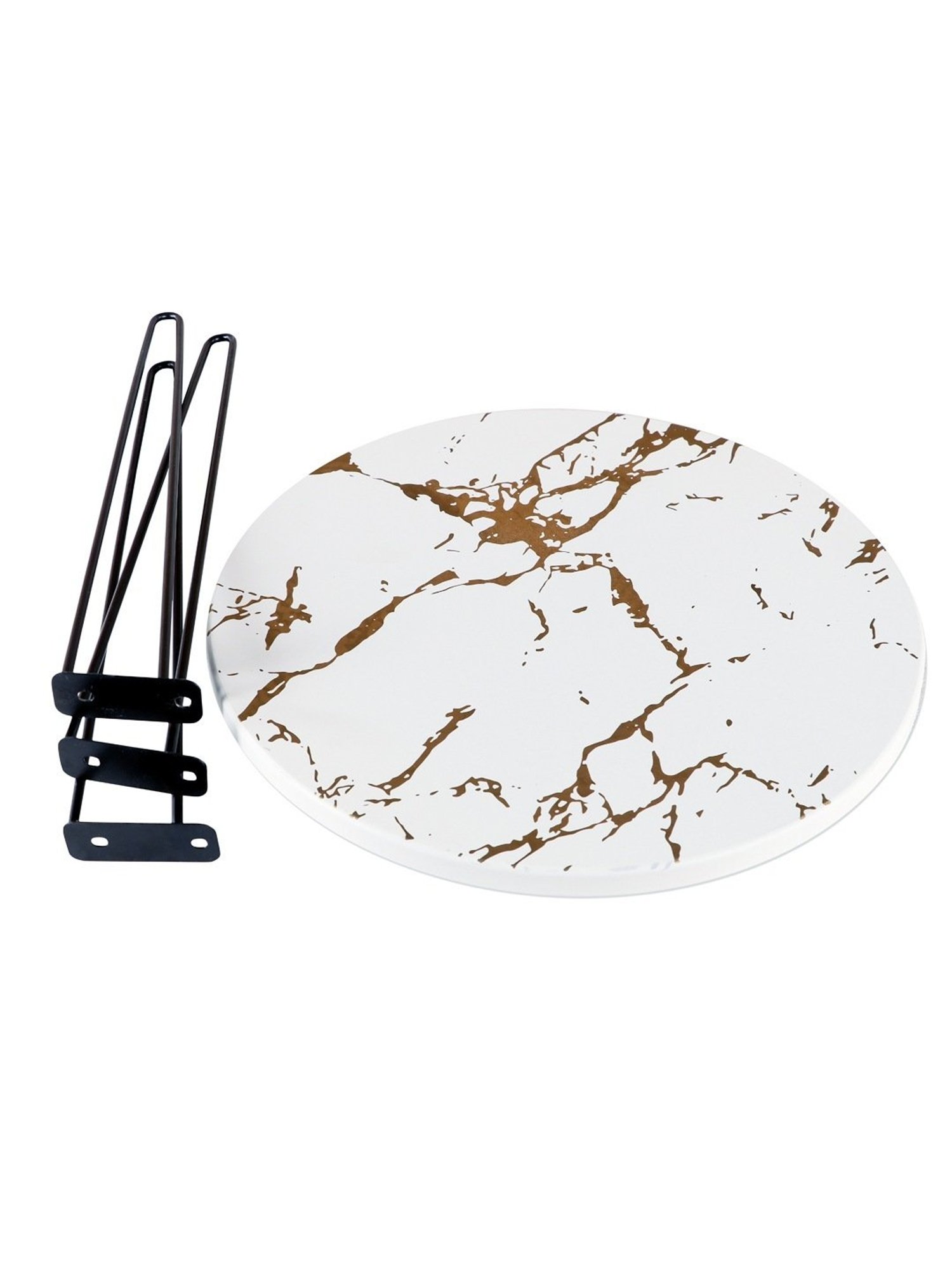 HOSTA HOMES Multicolor PVC Standard Size Detachable Table