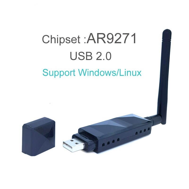 Weastlinks Atheros AR9271 150Mbps Wireless USB WiFi Adapter 802.11n Network Card USB dongle For Windows 7/8/10/Linux