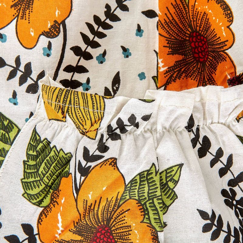 India Flower Vintage Apron - Design Imports