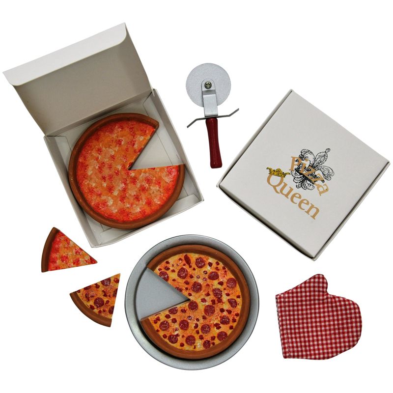 The Queen's Treasures Doll Pizza Night Accessory Set