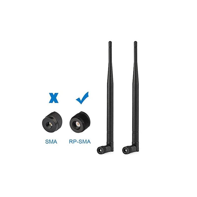 4G LTE Cellular Trail Camera Antenna 5dBi RPSMA Male Antenna 2Pack Compatible with 4G LTE Cellular Trail Camera Game Camera Wildlife Hunting Camera Outdoor Mobile Security Camera
