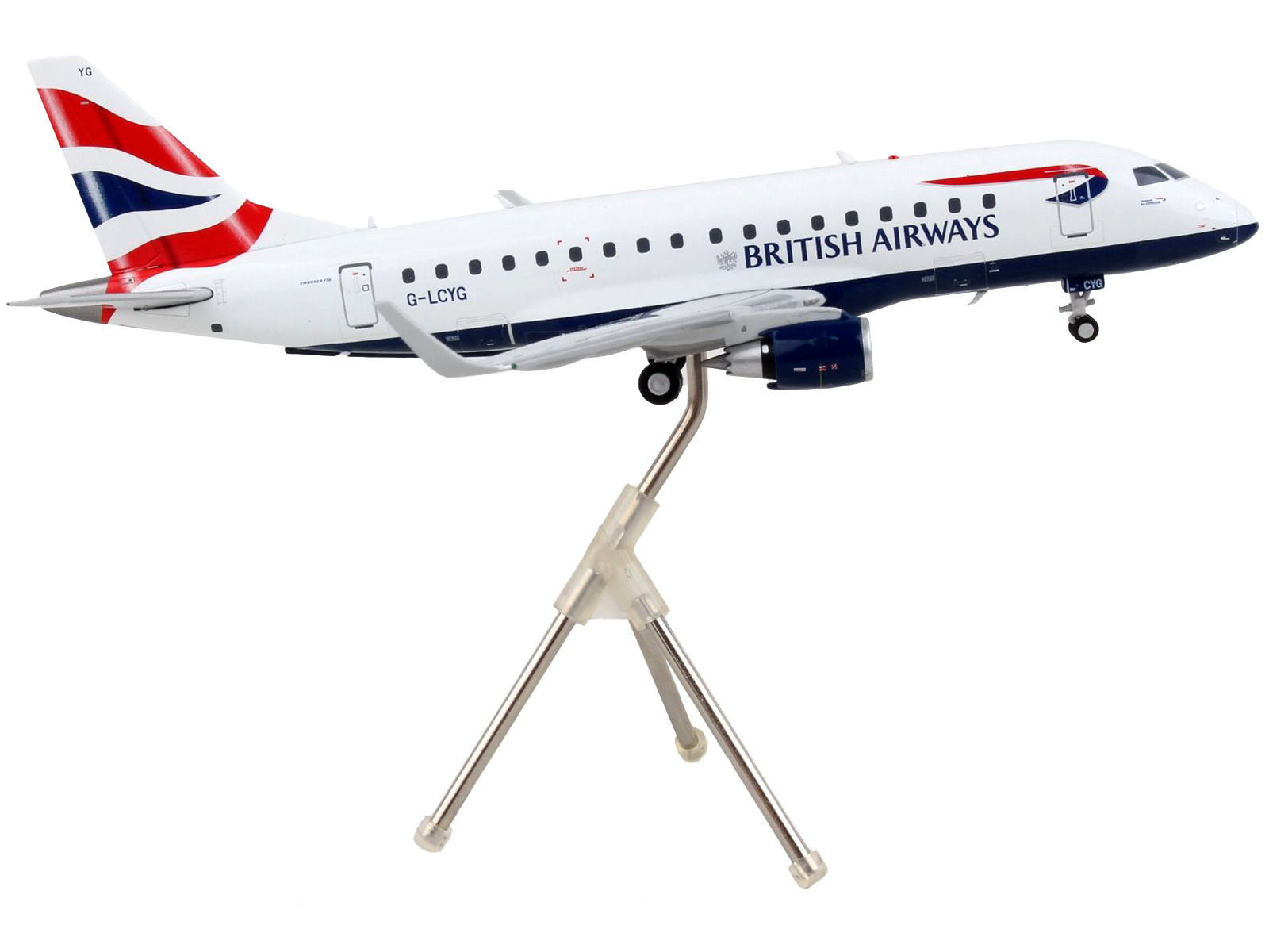 Embraer E190-E2 Commercial Aircraft "Wideroe" (LN-WEA) White with Green Tail 1/400 Diecast Model Airplane by GeminiJets