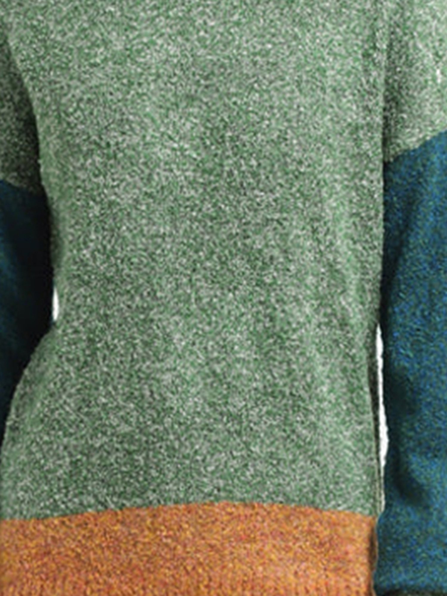 Levi's Green Self Design Sweater