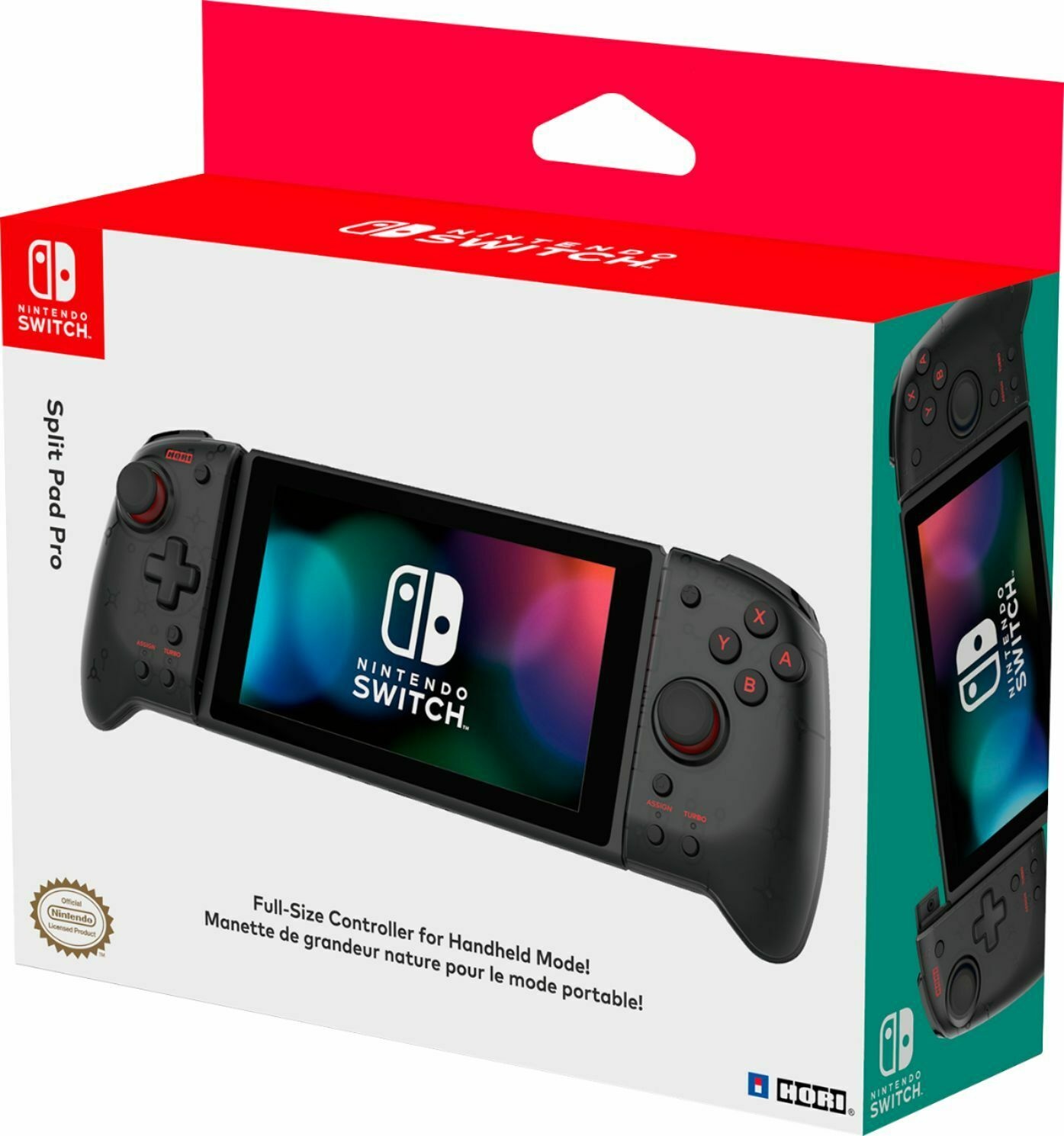 Hori - Split Pad Pro (Black) Handheld Controller for Nintendo Switch - Black