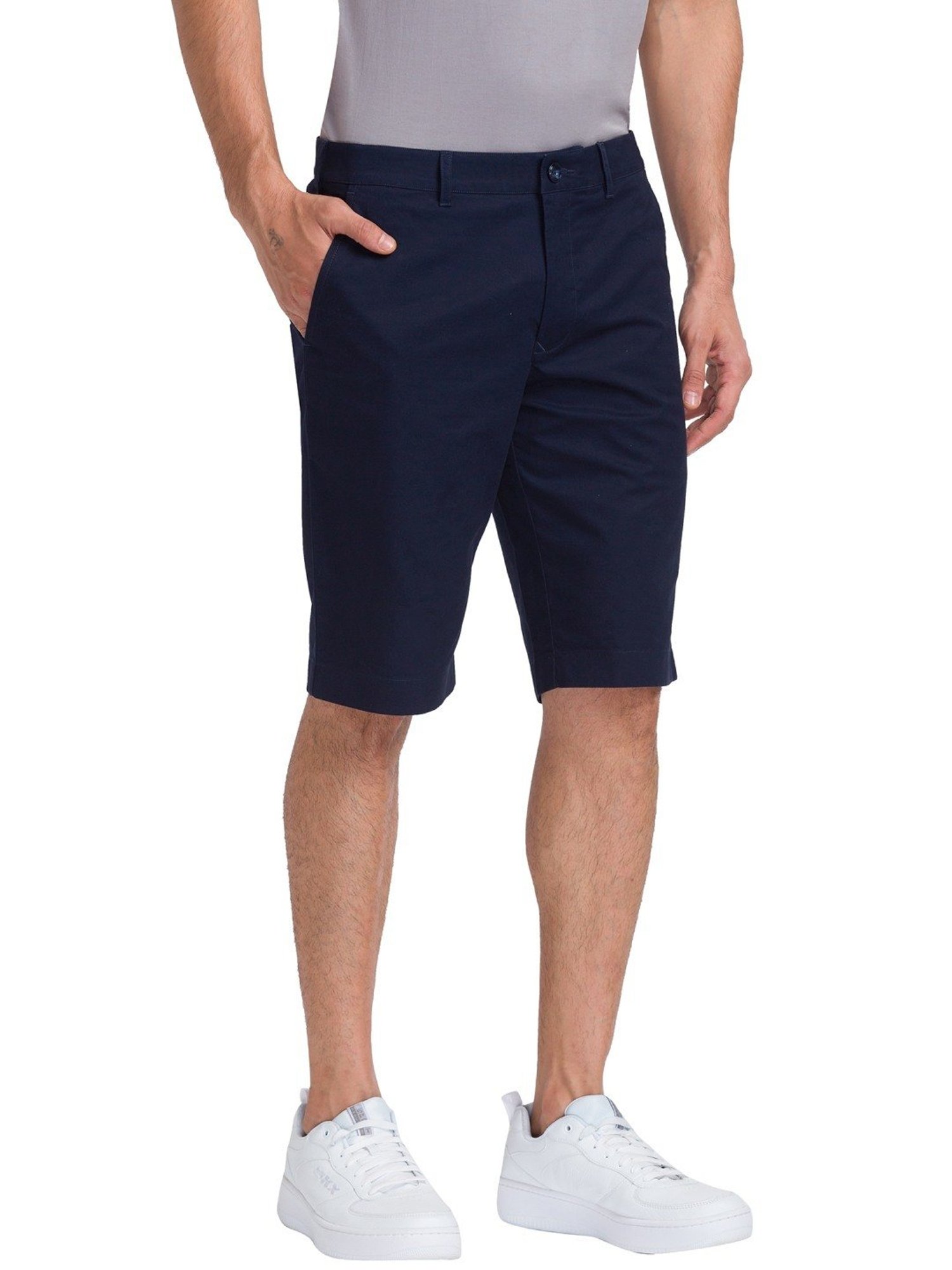 ColorPlus Blue Contemporary Fit Shorts