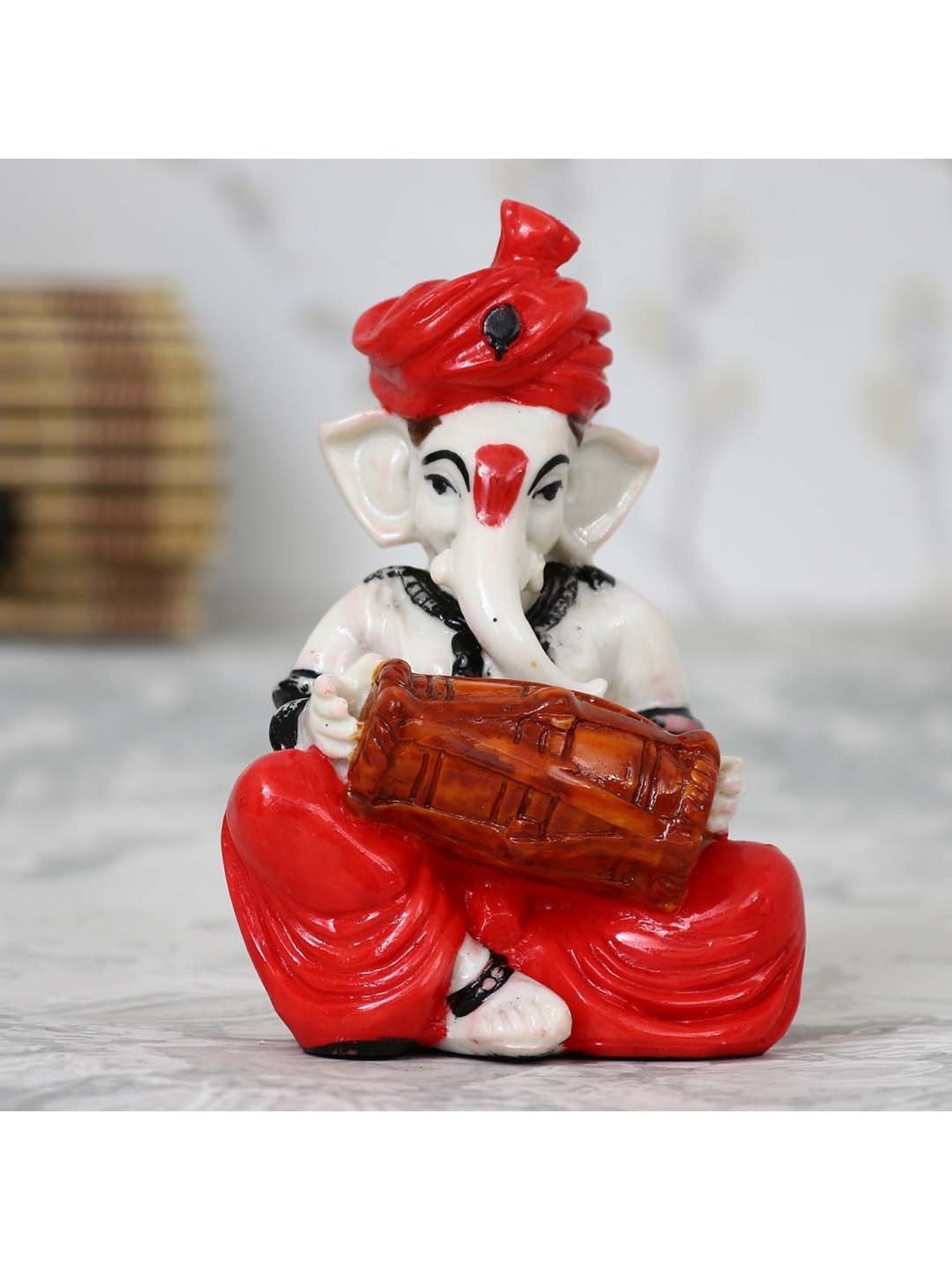 eCraftIndia Lord Ganesha playing Dholak