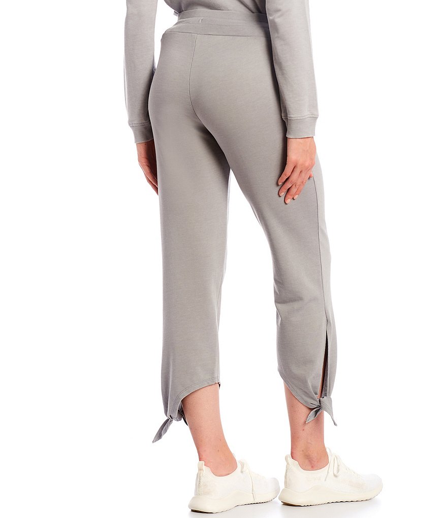 Marc New York Washed French Terry Cropped Drawstring Pants