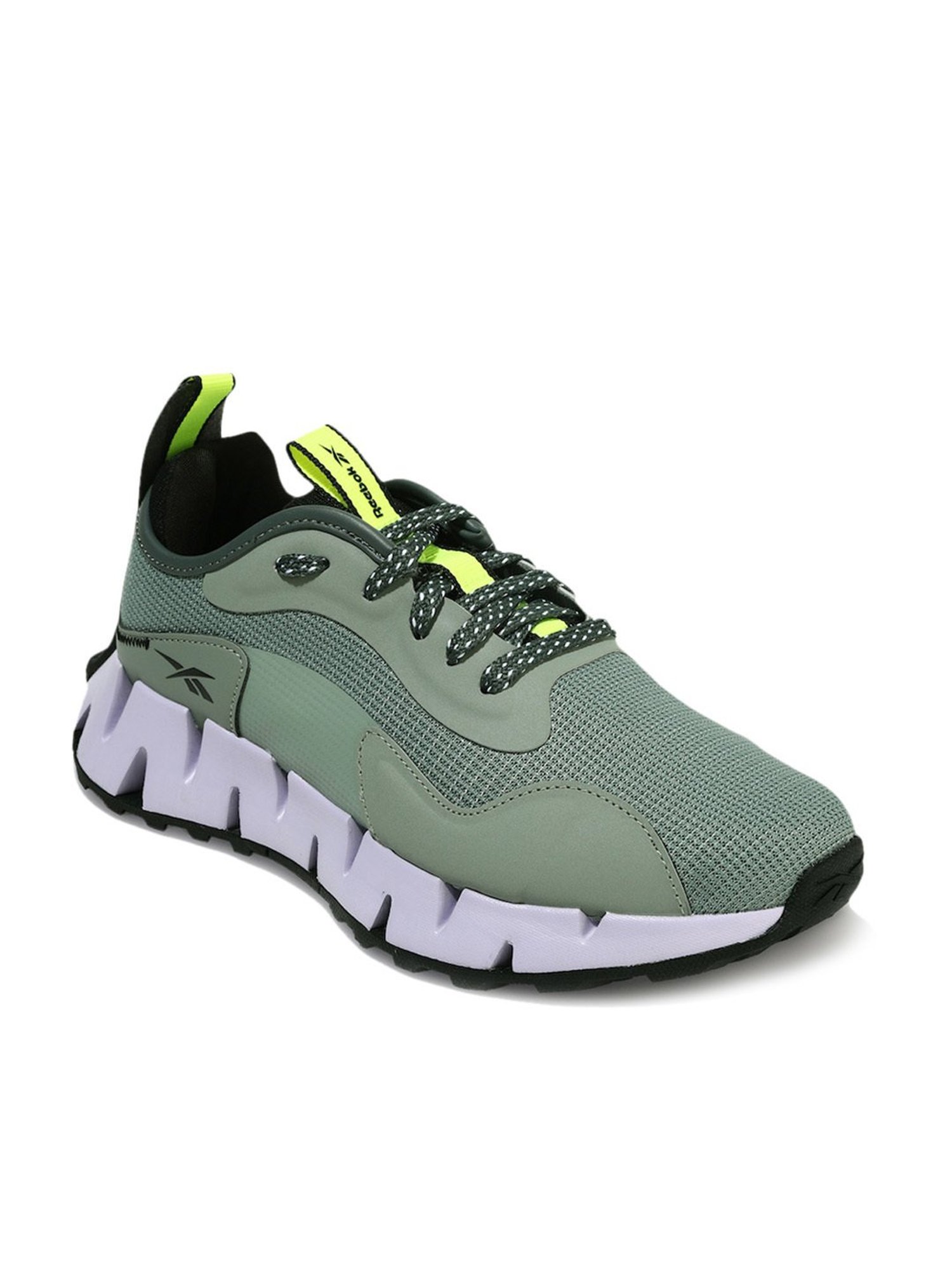 Reebok Women's Zig Dynamica Adventure Green Running Shoes