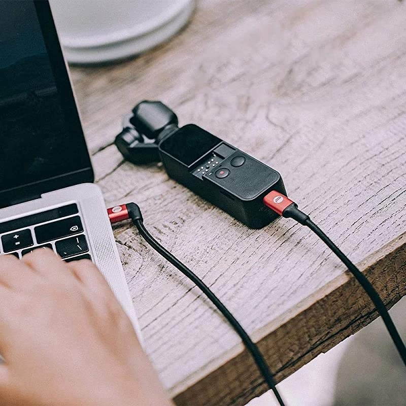 Huaye OSMO Compact Action 4K Waterproof Camera Sports TypeC Cable Protector Lens Hood Cage Compatible with DJI OSMO Action Camera Accessories  TypeC to TypeC Cable