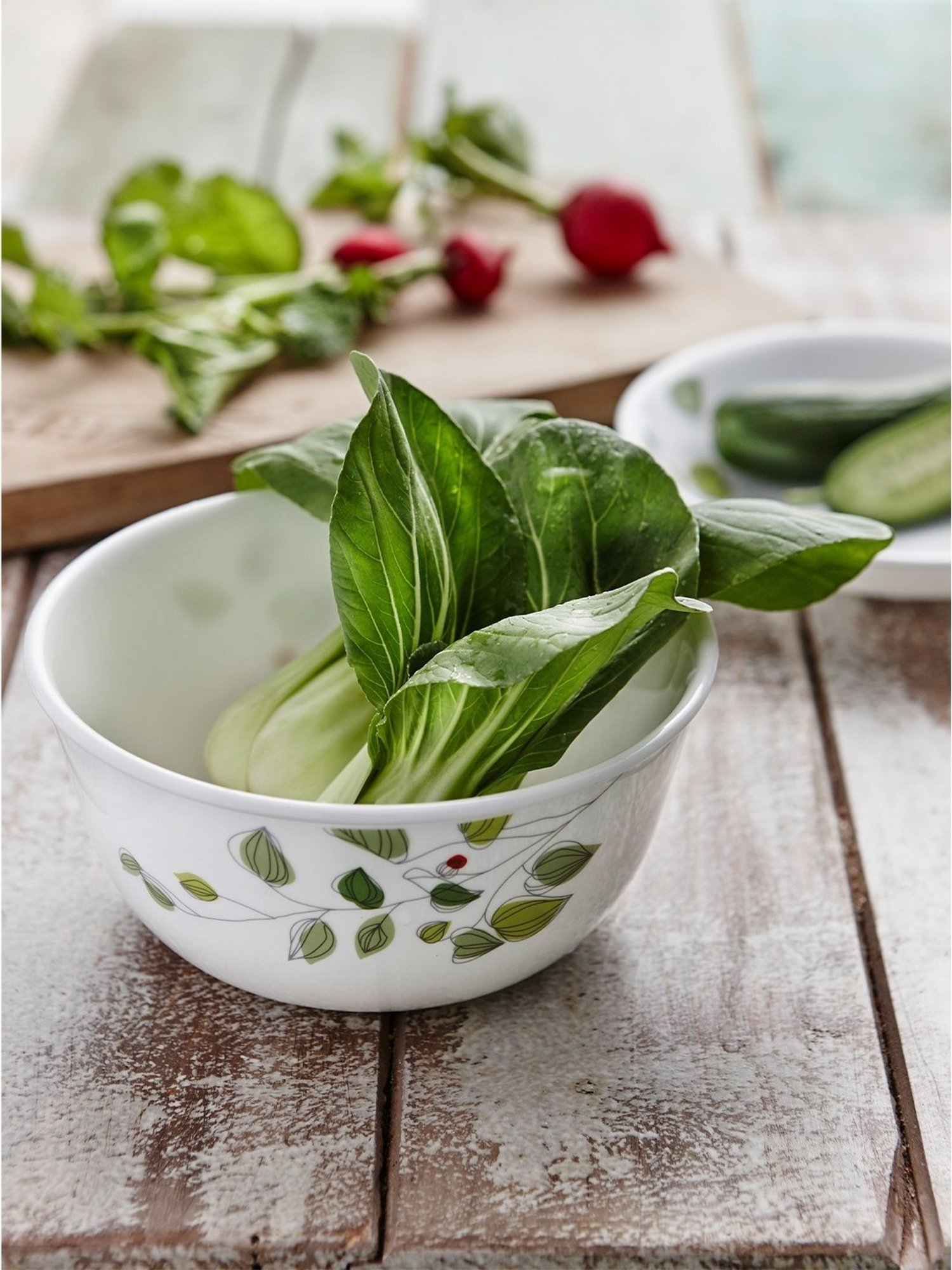 Corelle Asia 12 Pc Basic, Mini, Starter Utility Set - Green Breeze