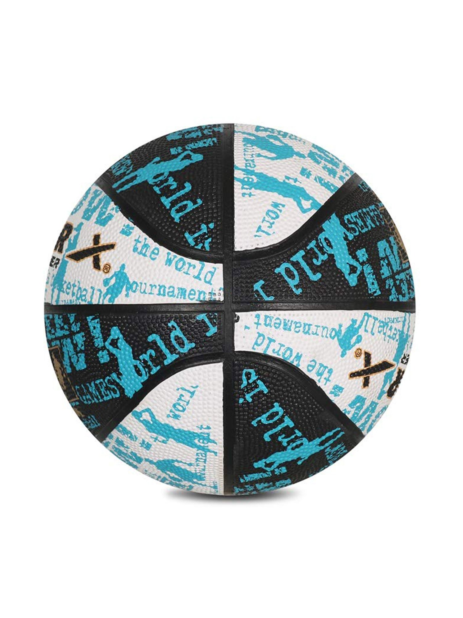 Vector X BB Power Rubber Basketball, Size 5 (Multicolour)