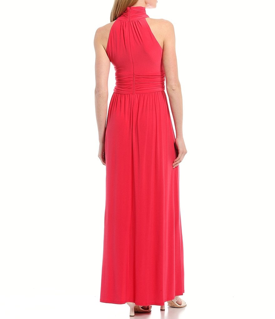 White Boho Stripes & Floral Print Floor Length Tank Dress