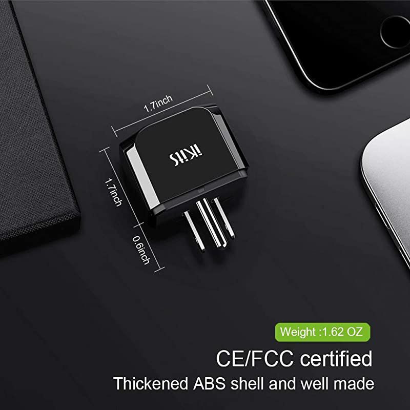 Canada Japan Thailand Travel Plug Adapter by IKITS Convert Australia China New Zealand to Socket Type B Compact amp Safe Universal Grounded Pin International Charger Plug Adaptor Black