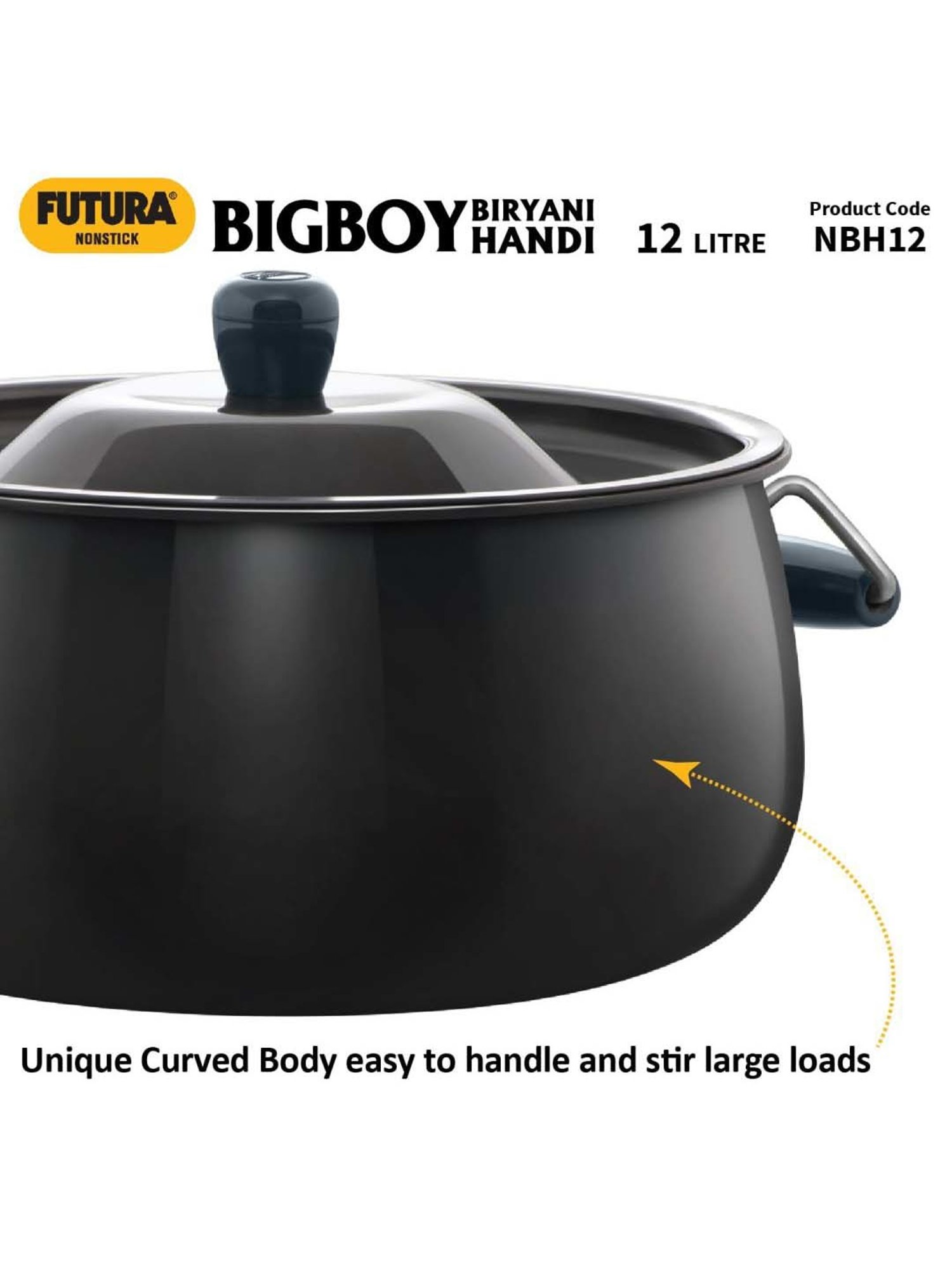 HAZEL Silver Induction Bottom Tope Stainless Steel Patila - 17.7 cm (2500 ml)