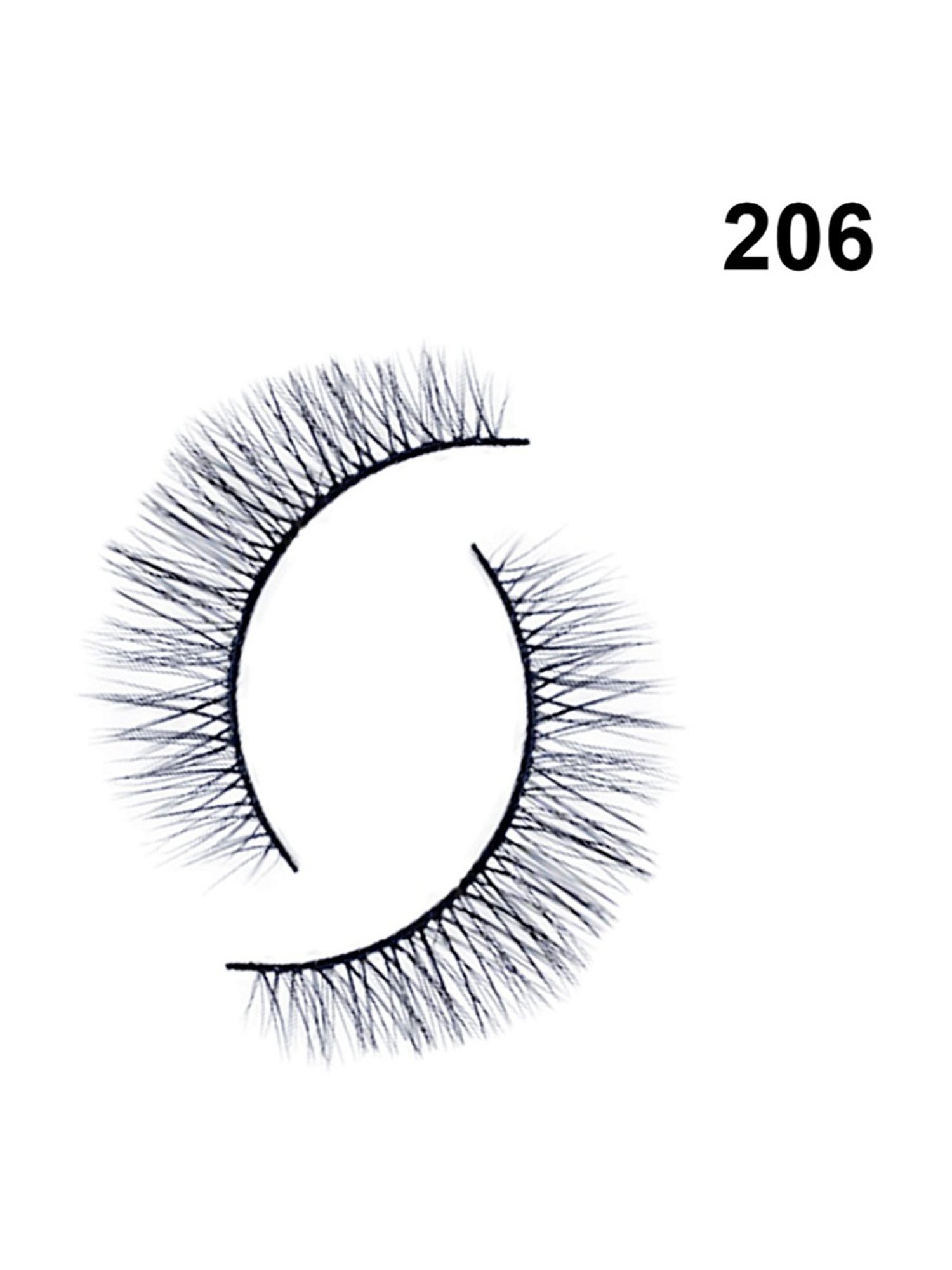 Bronson Professional 6D Fashion Eyelash 206 - Set of 5