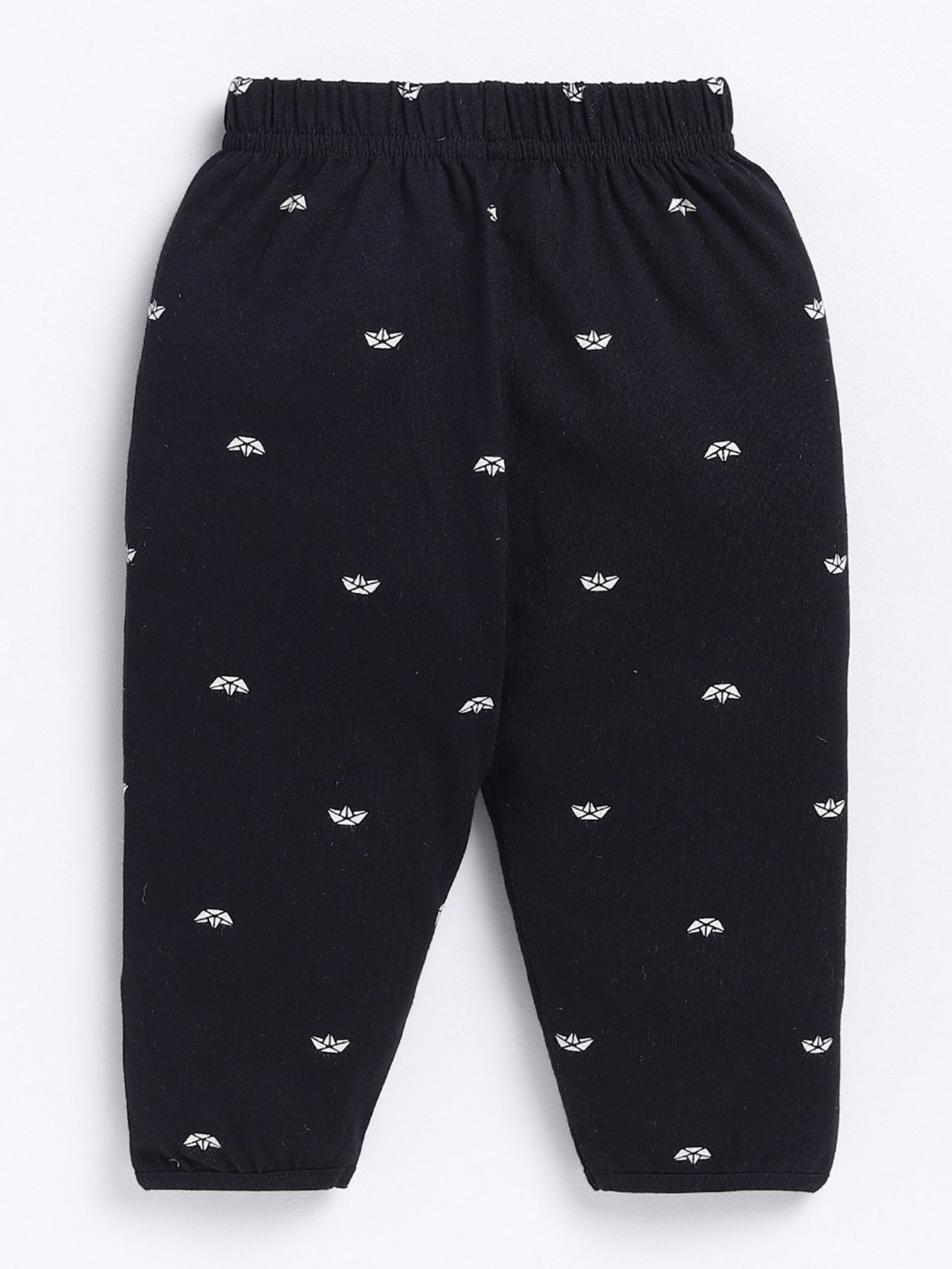 Clt.s Unisex Black Graphic Print Full Sleeves Shirt With Pyjamas