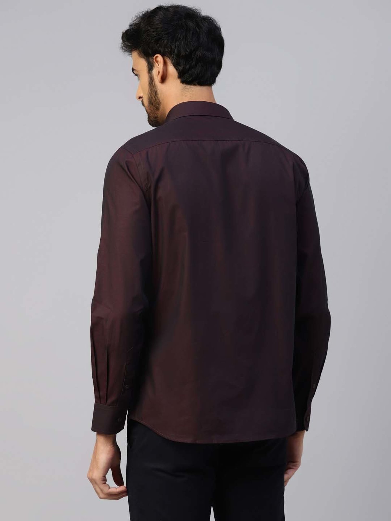 Don Vino Purple Slim Fit Shirt