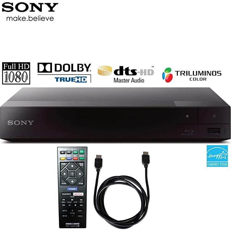 BDP-S1700 Streaming Blu-ray Disc Player with 6ft High Speed HDMI Cable