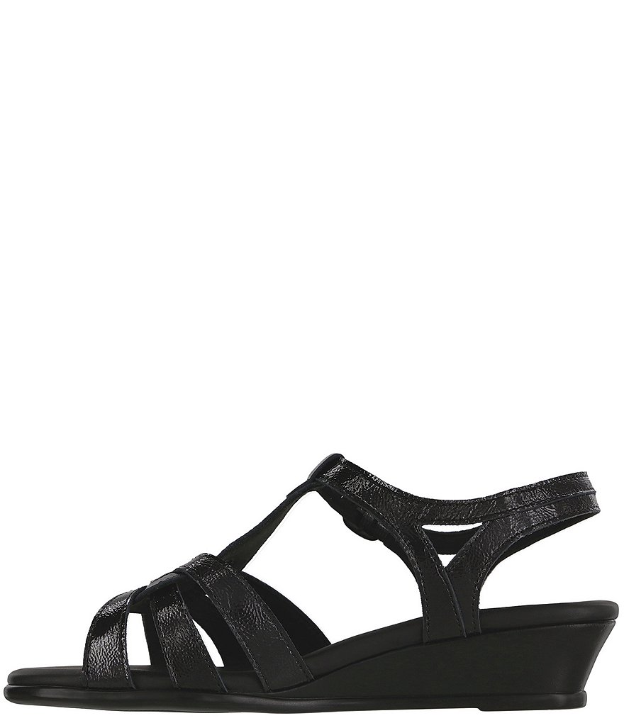 SAS Aurora Leather Wedge Sandals