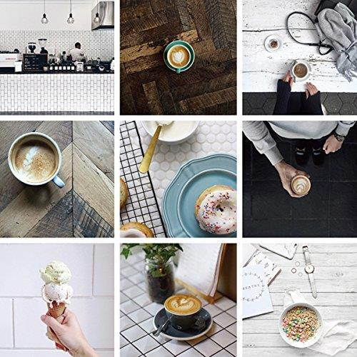 NessHome Neoprene Non-Slip Multi Purpose Desk Pad, 25"x17" (Herringbone Wood)