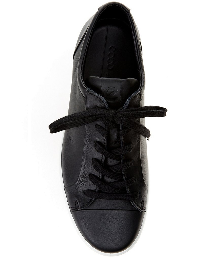 ECCO Men's Soft 7 City Leather Lace-Up Sneakers