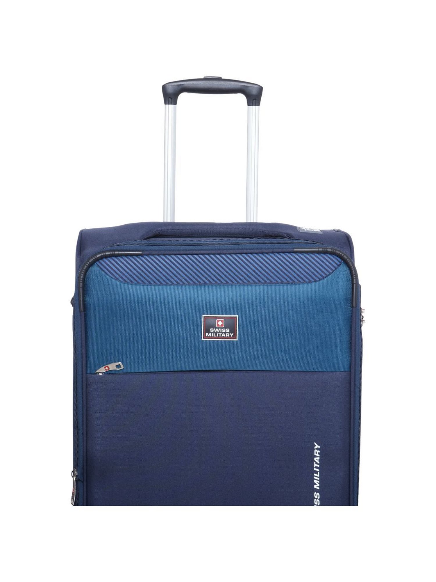 Swiss Military Navy 8 Wheels Large Check-in Luggage