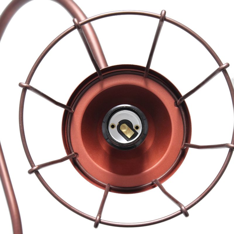 Caged Shade Table Lamp Rustic Red - Lalia Home