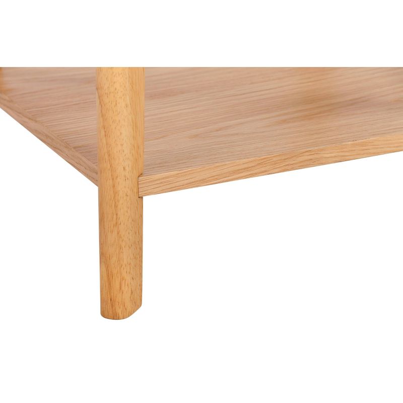 Remus Square Side Table Oak Brown/White - Universal Expert