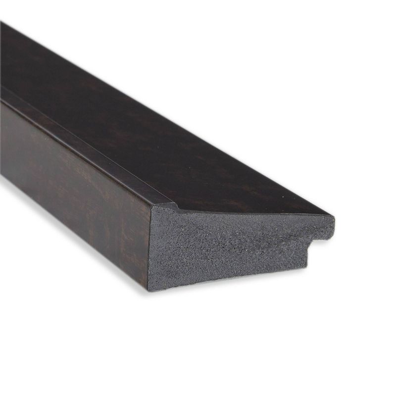 28" x 64" William Narrow Framed Full Length Floor Leaner Mirror Bronze - Amanti Art