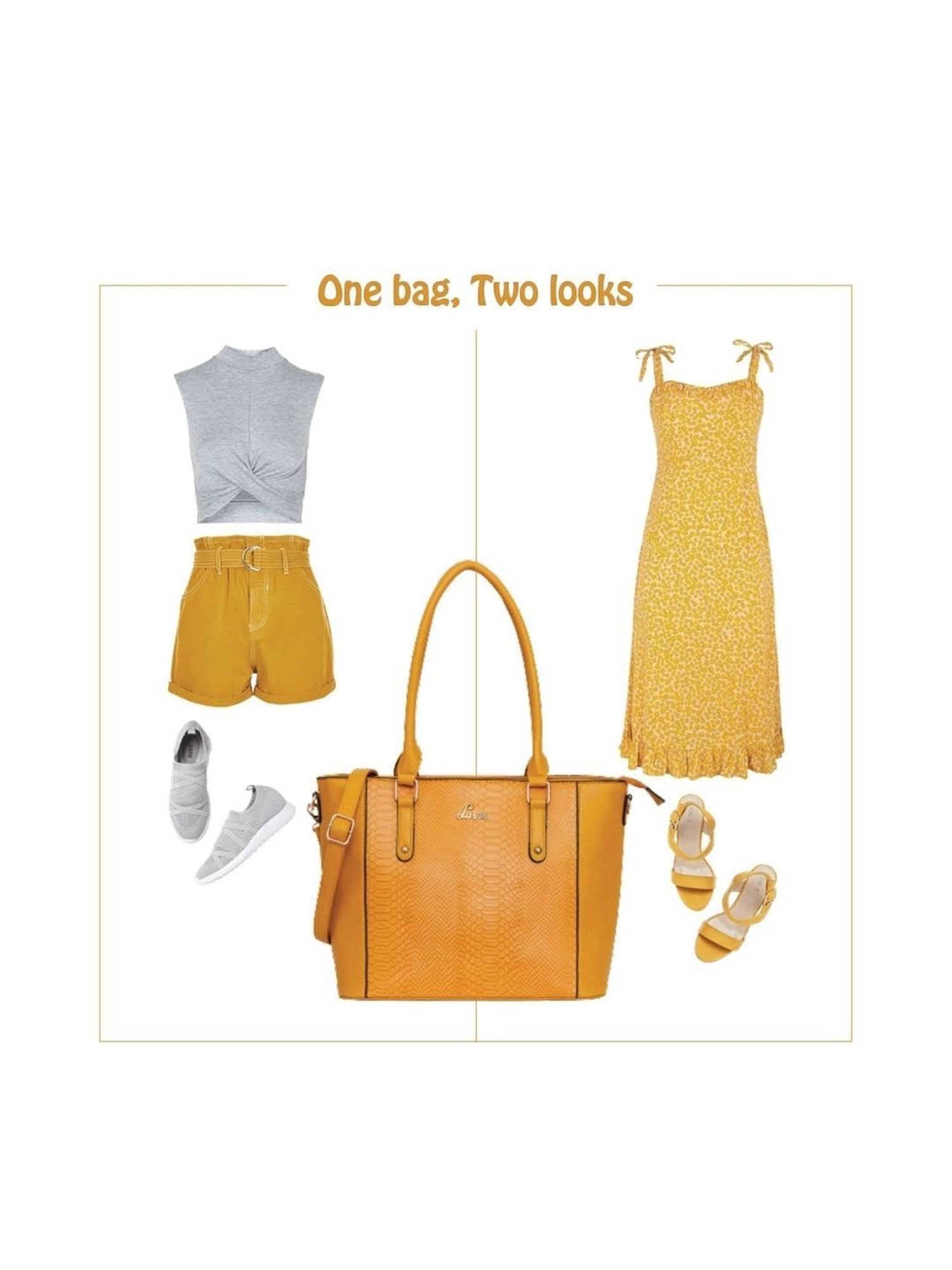 Lavie Horse Textured Medium Handbag