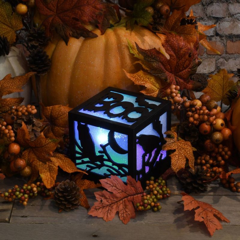 Lumabase 2ct Battery Operated LED Lighted Color Changing Halloween Sculpture Lights