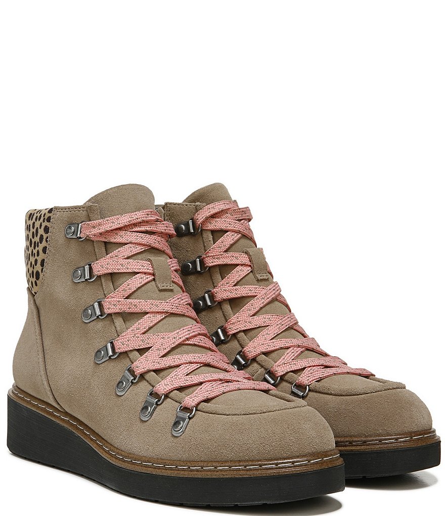 Original Collection by Dr. Scholl's Road Trip Waterproof Suede Cheetah Accent Hiker Booties