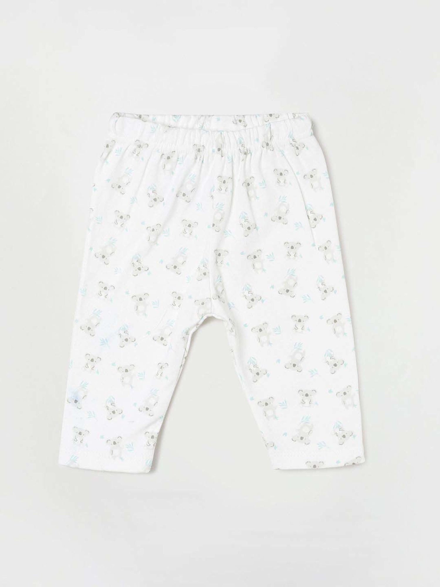 Juniors by Lifestyle Kids White & Blue Cotton Printed T-Shirt Set