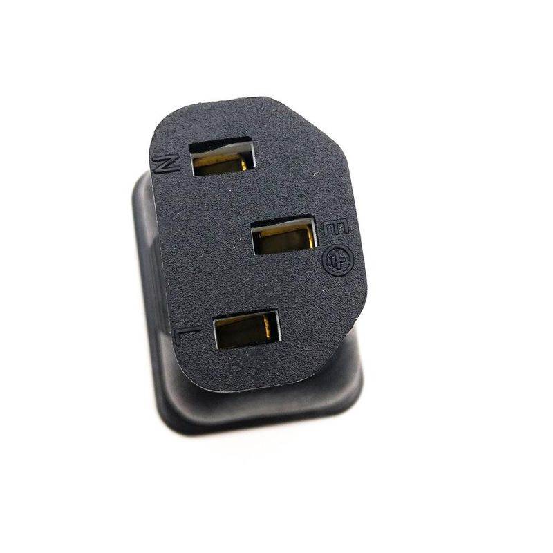 1M 16AWG Heavy Duty Power Extension Cord Power Extension Cable 3 Feet 1 Meters 3 Conductor NEMA 515P to NEMA 515R 13 Amp Power Cable ED70906