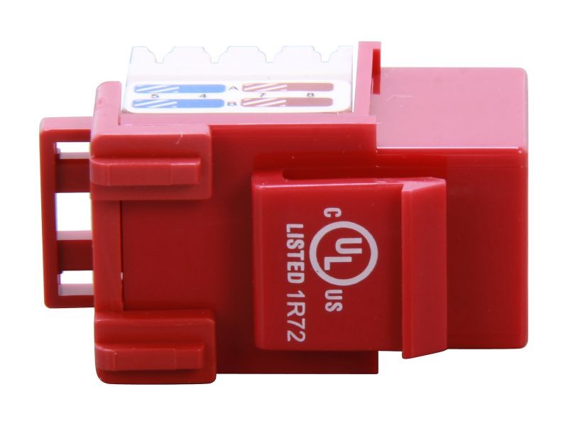 Micro Connectors CAT5 RJ45 Coupler F-F Straight