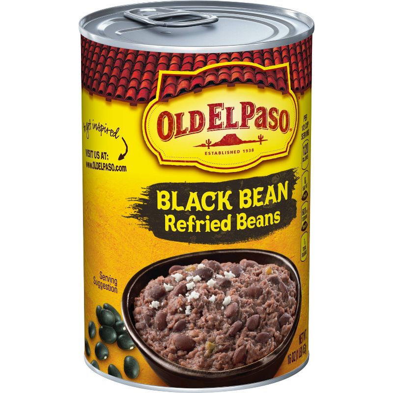 Old El Paso Refried Beans Black Beans 16oz
