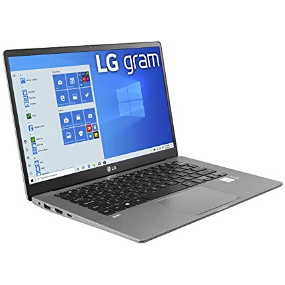LG Gram 14" Full HD IPS Notebook Computer, Intel Core i7-1065G7 1.30GHz, 16GB RAM, 512GB SSD, Window 10 Home, Dark Silver