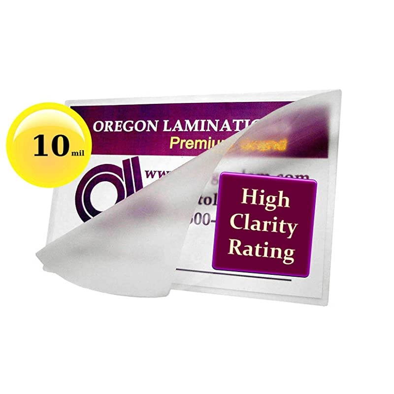 Mil 6 x 9 Hot Laminating Pouches [Pack of 50] Clear