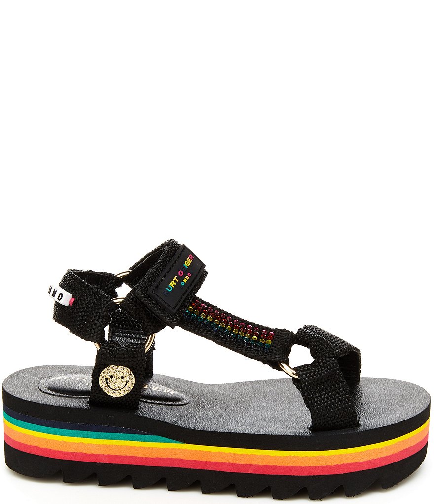 Kurt Geiger London Girls' Mini Olivia Rhinestone Embellished Sandals (Toddler)