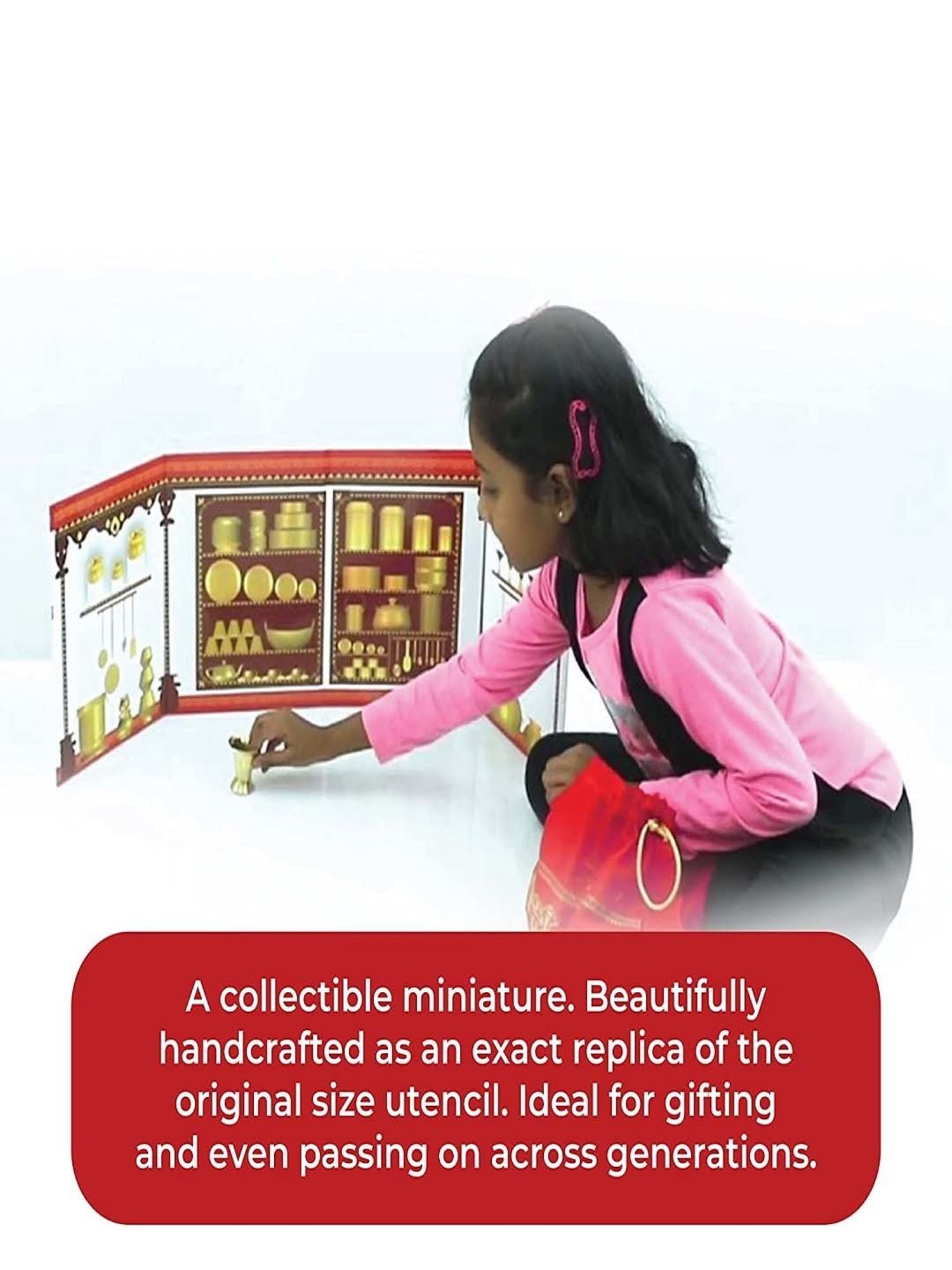 Desi Toys Kids Metallic Metal Kitchen Set