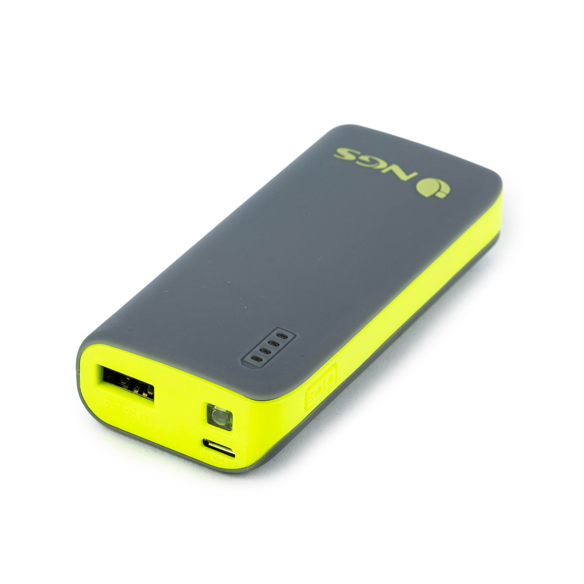 NGS PowerPump 4000mAh Power Bank Output 1x 5V/1A Color Lemon Model POWERPUMP400