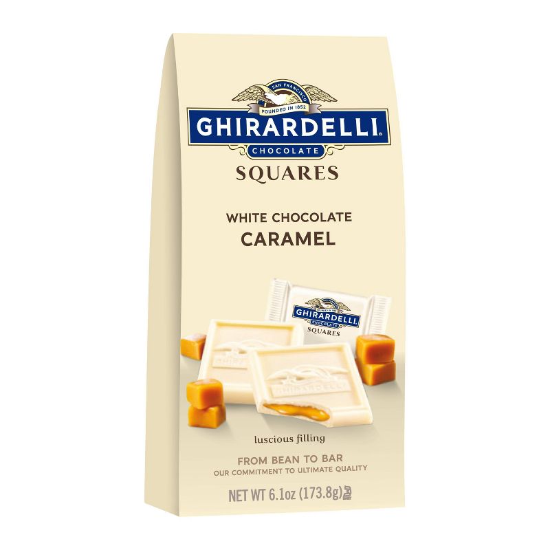 Ghirardelli White Chocolate Caramel Squares - 6.1oz