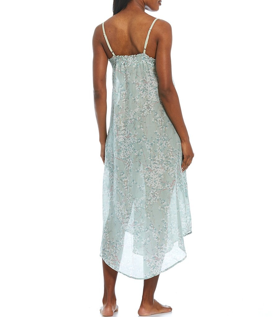 Papinelle Cherry Blossom Floral Printed Woven Maxi Nightie