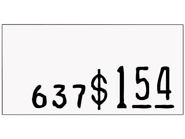 Monarch 925036 Pricemarker 1110 One-Line Labels, 7/16 x 3/4, White, 3 Rolls/Pack